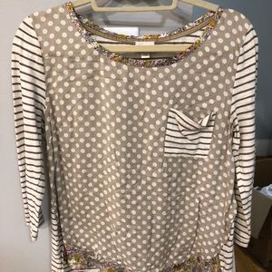 Anthropologie pattern long sleeve